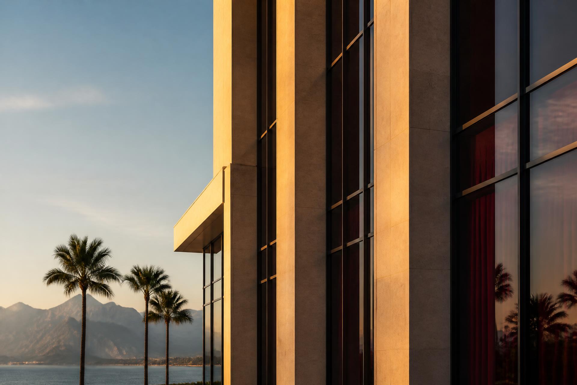 Modern corporate architecture in Antalya